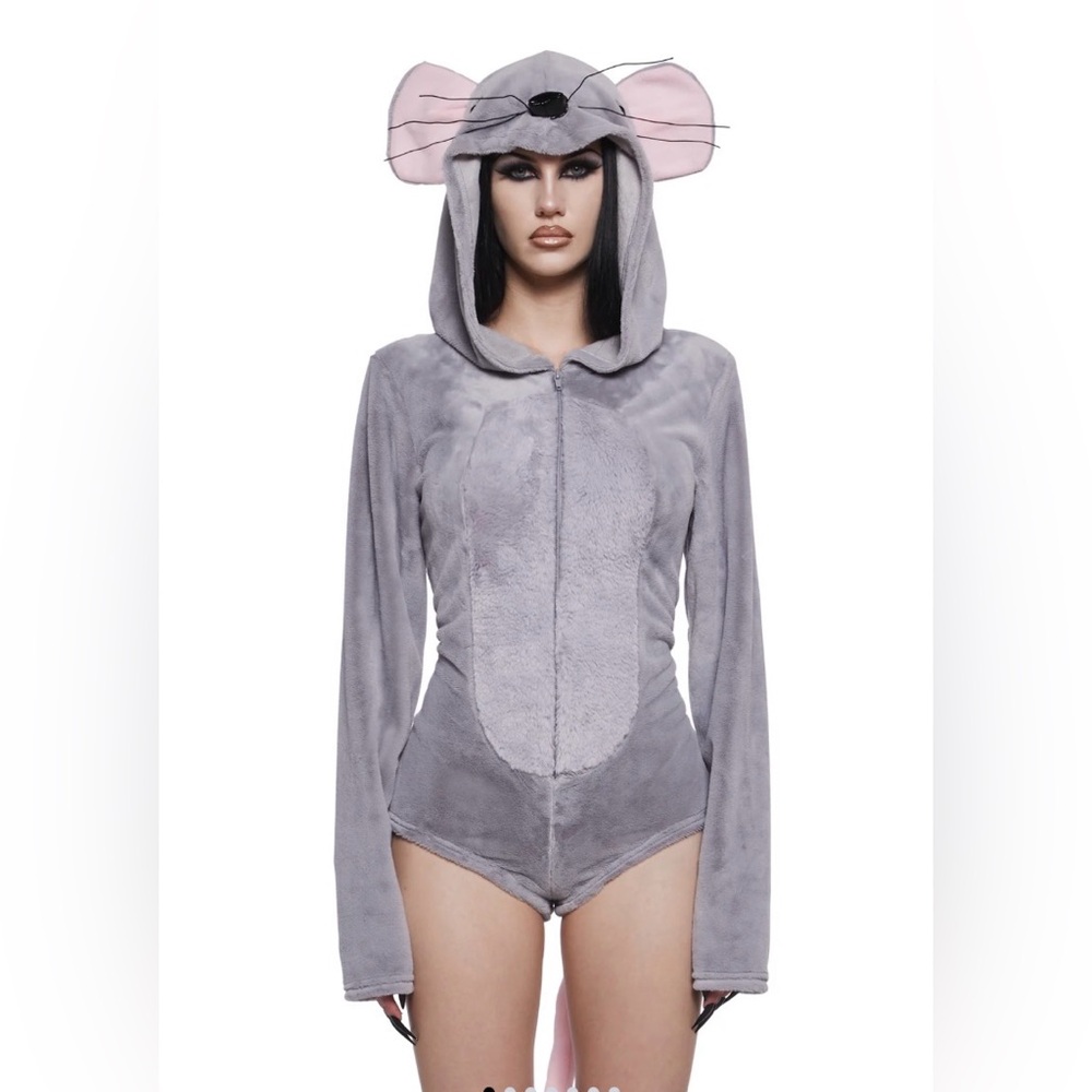 DOLLZKILL rat costume size large with cute cheese bag